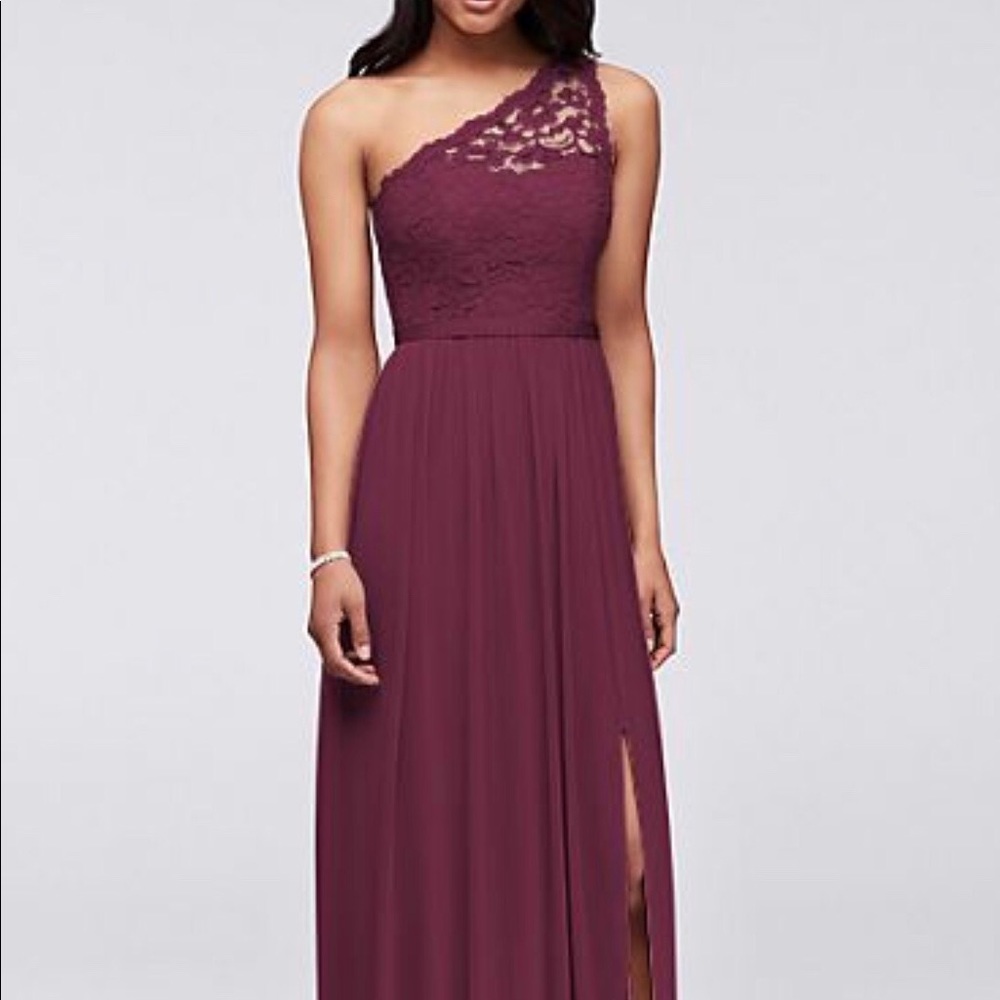 NEW! | David’s Bridal One shoulder Dress